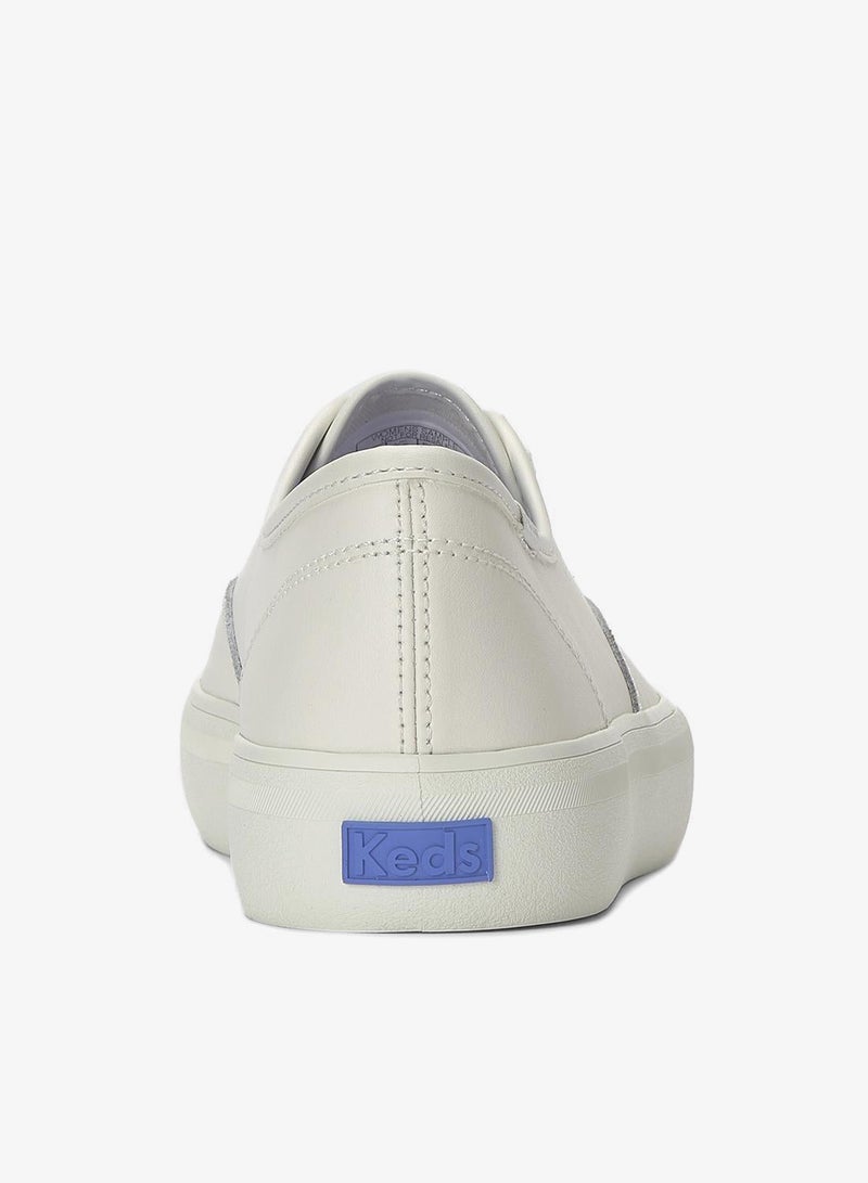 Keds Women's Champion GN Lace Up Leather  Casual Sneaker White - Image 2